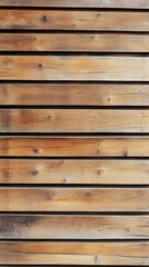 A close-up of teak wood slats, perfect for outdoor wall cladding
