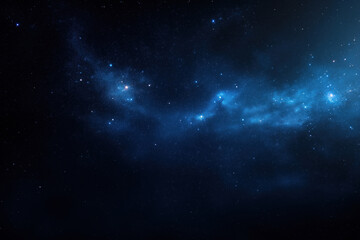 Obraz premium black space background with stars and milky way