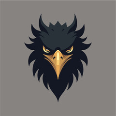 Fototapeta premium eagle head logo