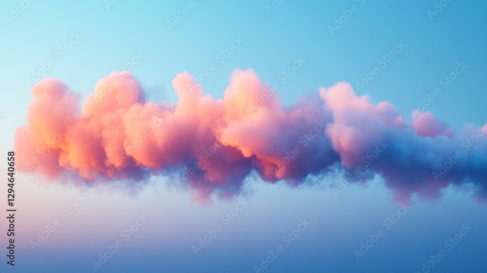 Poster soft hues of pink and blue blend seamlessly in the clouds above, capturing the peaceful essence of t
