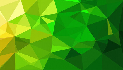 Abstract Green and Yellow Geometric Pattern Background with Copy Space for Design