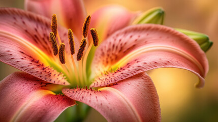 closeup of a deep red lily showcasing intricate petal structures and vibrant stamen details
