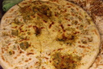 Fresh Moroccan Stuffed Bread, Aghroum Ntadount, Amazigh Bread