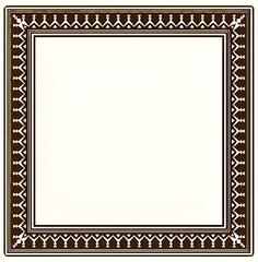 Obraz premium gold frame on black background