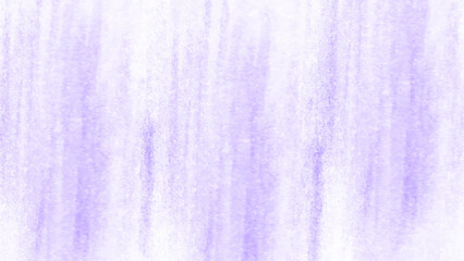 Violet watercolor texture with abstract washes and brush strokes on white paper background. Trendy look. Chaotic abstract organic design.