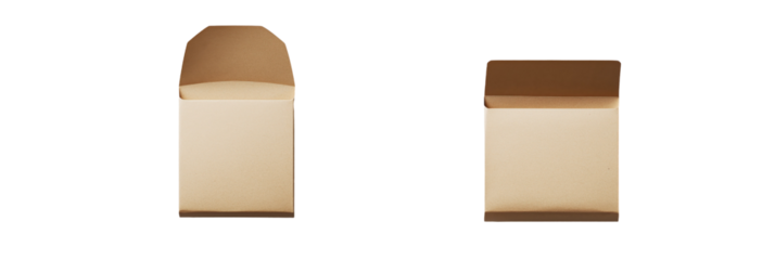 Rose Gold Earring Set: Two chic and minimalist rose gold earrings, one rectangular and one curved, designed for a simple yet elegant look. perfect for everyday wear or special occasions.