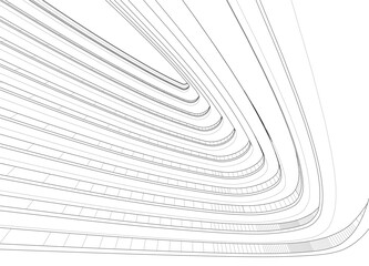 Architectural Sketch – Modern City Building
