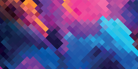 Sci-Fi Color Palette Glitch Illustration