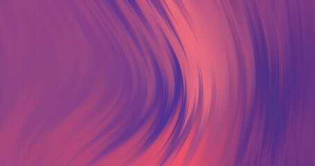 Image of glowing light trails moving over purple background