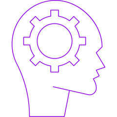 Logic icon single vector illustration