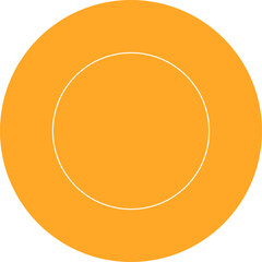 Circle icon single vector illustration