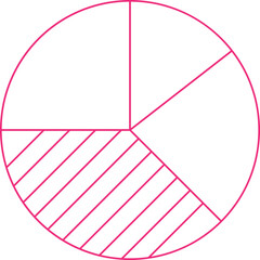 Pie Chart icon single vector illustration