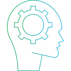 Logic icon single vector illustration