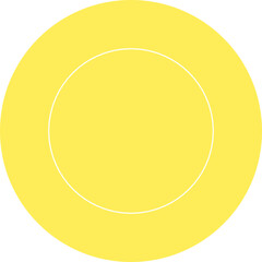 Circle icon single vector illustration