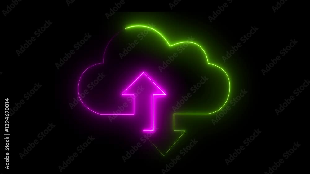 Aufkleber big data analysis cybersecurity, futuristic and technology artificial intelligence, technology digit