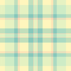 Soft pastel plaid pattern in yellow and teal.  Perfect for springsummer designs, textiles, backgrounds, and packaging.  A calming and versatile design, evoking feelings of serenity and warmth.