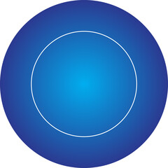 Circle icon single vector illustration