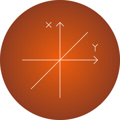 Linear Function icon single vector illustration