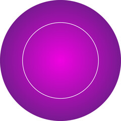 Circle icon single vector illustration