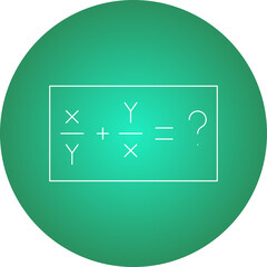 Formula I icon single vector illustration