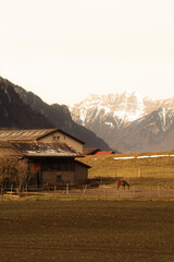 Montains in switzerland