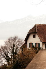 Spiez in switzerland, suisse, swiss