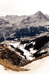 Montains in switzerland, grindelwald