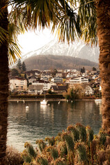 Spiez in switzerland, suisse, swiss
