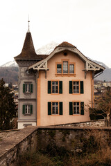 Spiez in switzerland, suisse, swiss