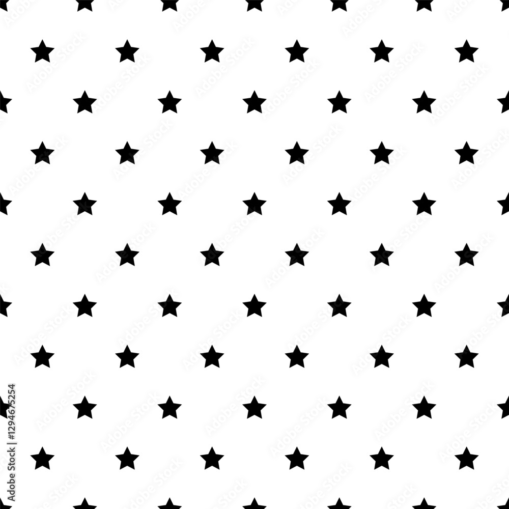 Poster seamless pattern with star. cute stars background. repeating small and large patterns for design pri