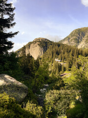 Montains in switzerland