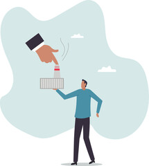 Reduce factory pollution to help stop climate change or global warming, ecology to decrease carbon dioxide and sustainability .business concept.flat character.