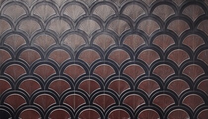 fan art deco background geometric brown (backdrop, pattern, wallpaper)