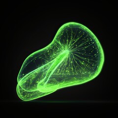 Obraz premium Professional Background Green On Insights for Modern Applications