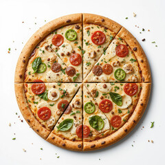Delicious Veggie Pizza: Recipe & Image