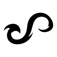 Abstract floral decorative
ornament