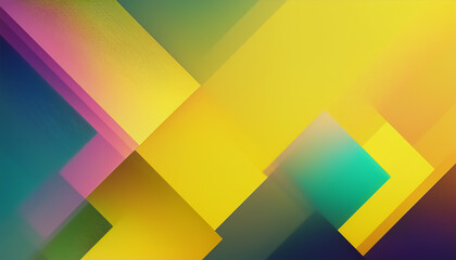 Vibrant Abstract Geometric Shapes with Gradient Colors