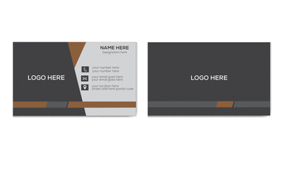 Obraz premium business card template
