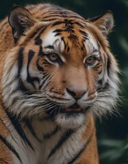 Fototapeta premium tiger in the zoo