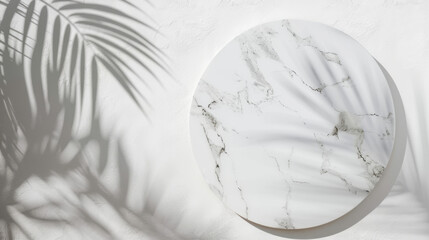 white marble countertop