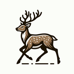 deer animal vector illustration