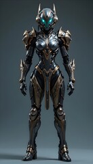 Fototapeta premium Front View Character (Warframe Style) 6