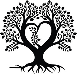 Obraz premium Tree of life svg, Family Tree Branch SVG