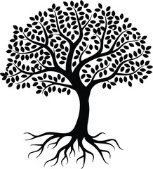 Obraz premium Tree of life svg, Family Tree Branch SVG