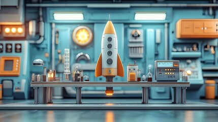 Creative Vector Illustration for Educational Use Depicting a Variety of Gravity Force Experiment Setups with Measurement Tools