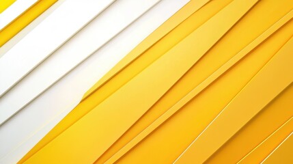 A dynamic arrangement of bright yellow and white diagonal stripes creates a vibrant and modern abstract background.