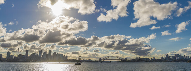 Panoramic views of Sydney