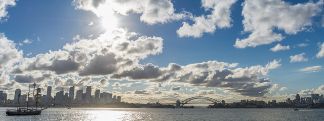 Panoramic views of Sydney