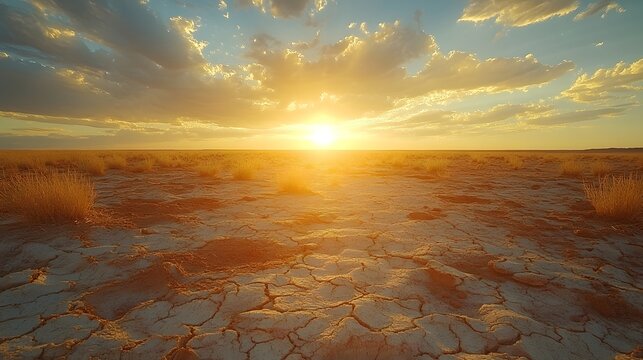 Examining the Ground Texture in Arid Deserts and the Harsh Realities of Climate Change