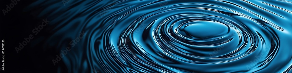Poster a dynamic, abstract ripple pattern with a wide space for text